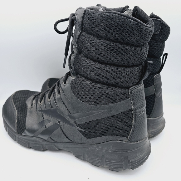 Reebok #RB8720 Men's Side-Zip Tactical Boot - Black - size 11.5 - Picture 9 of 14